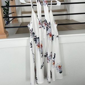White flowery dress